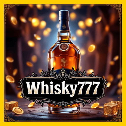 Imagem promocional da WHISKY777 mostrando a plataforma e suas vantagens